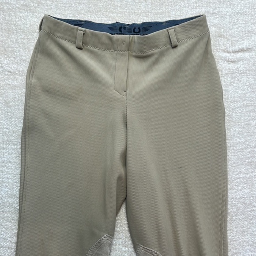 Tuff Rider Ribbed Knee Patch Riding Pants - Picture 2 of 6